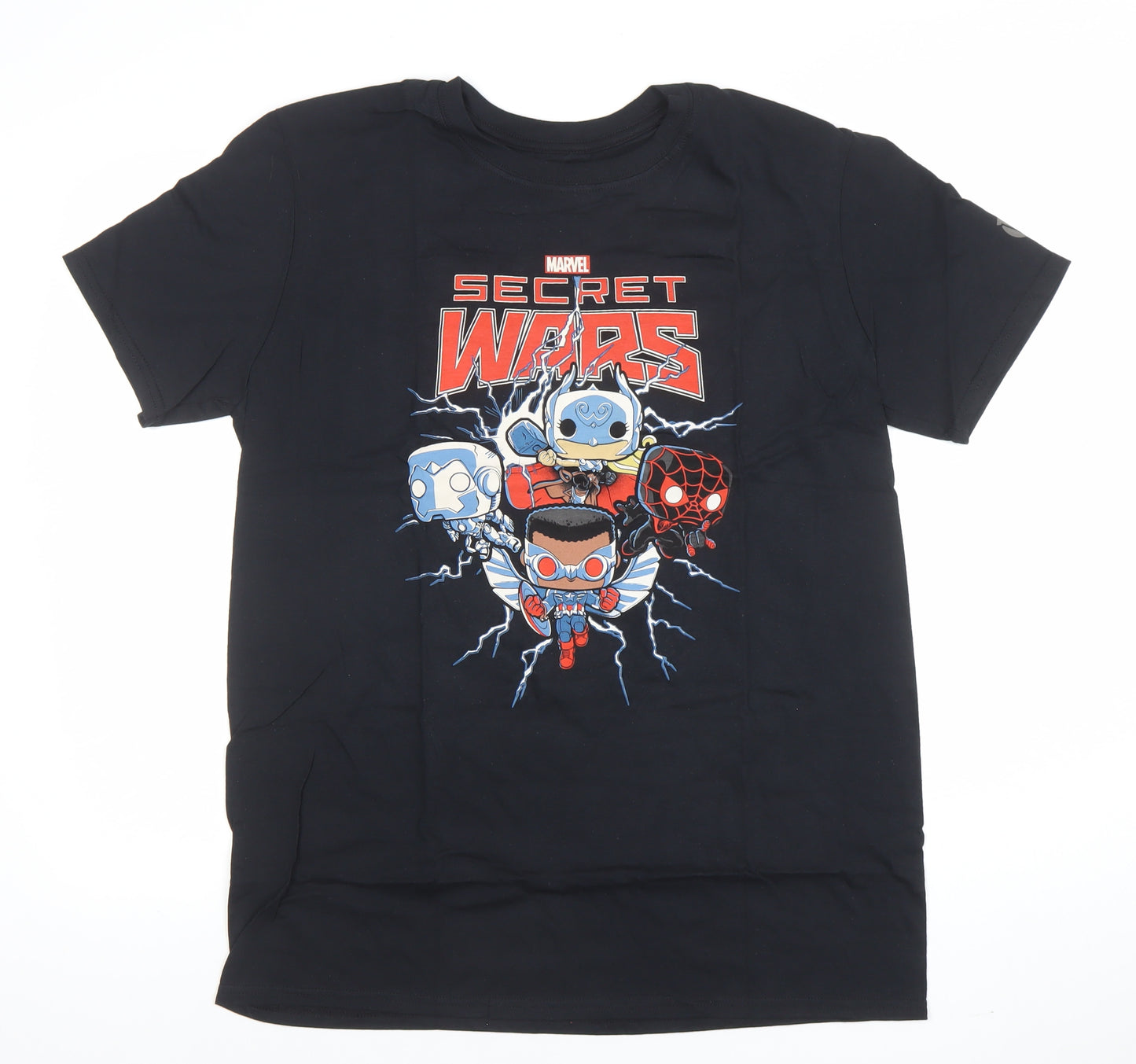 Funko Men’s Black Marvel Secret Wars Graphic T-Shirt Size M