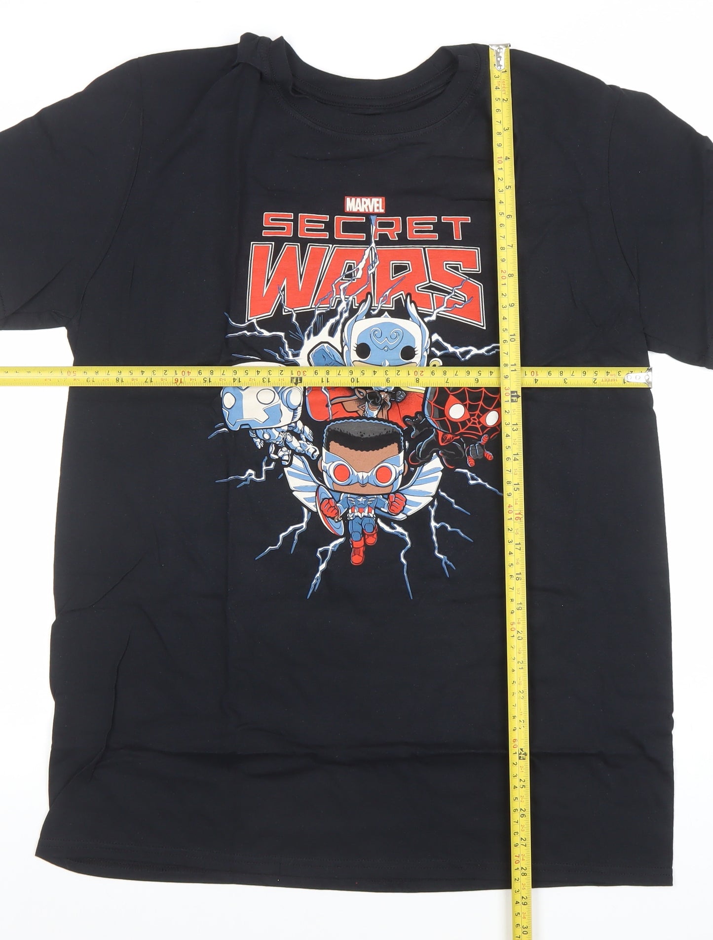 Funko Men’s Black Marvel Secret Wars Graphic T-Shirt Size M