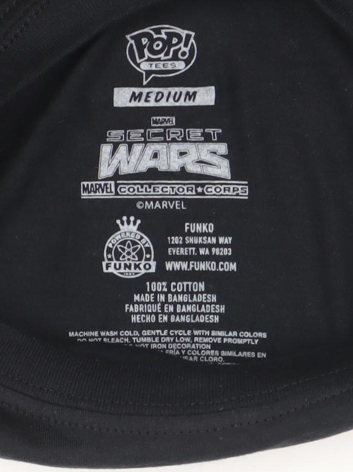 Funko Men’s Black Marvel Secret Wars Graphic T-Shirt Size M
