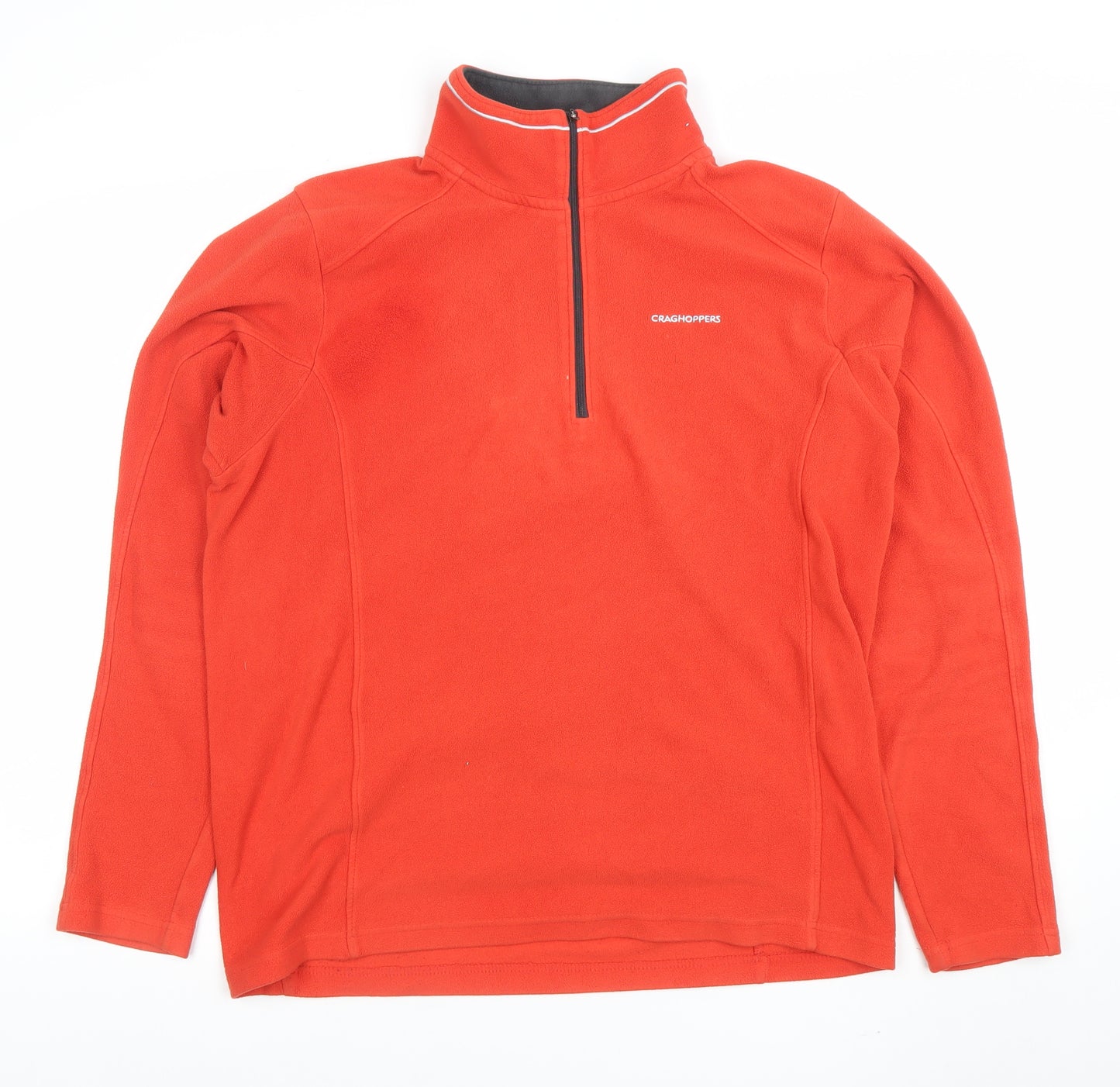 Craghoppers Men's Red Fleece 1/2 Zip Pullover Sweatshirt M