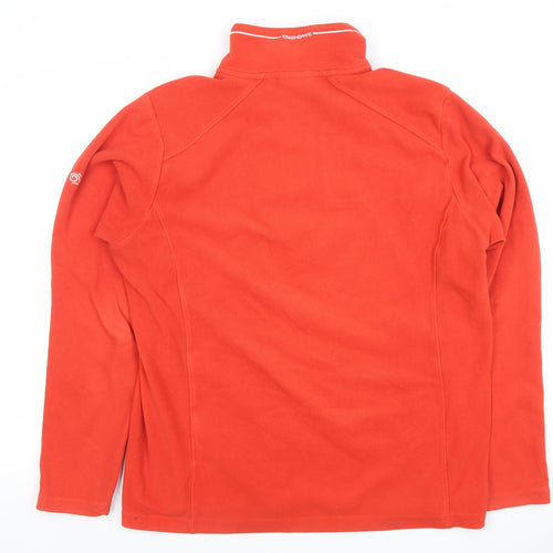 Craghoppers Men's Red Fleece 1/2 Zip Pullover Sweatshirt M