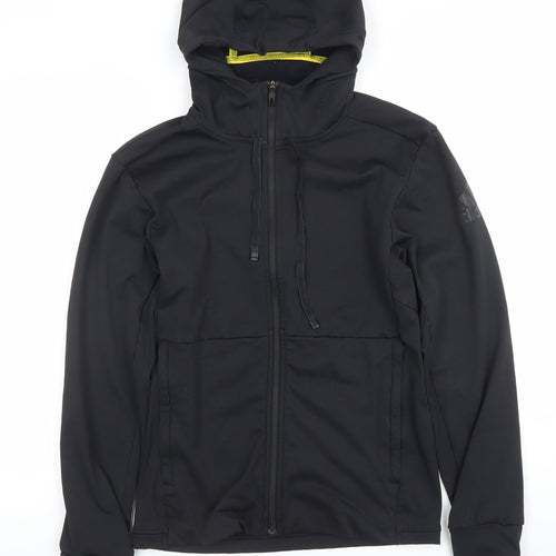 Adidas Men's Black XS Full Zip ClimaWarm Hoodie