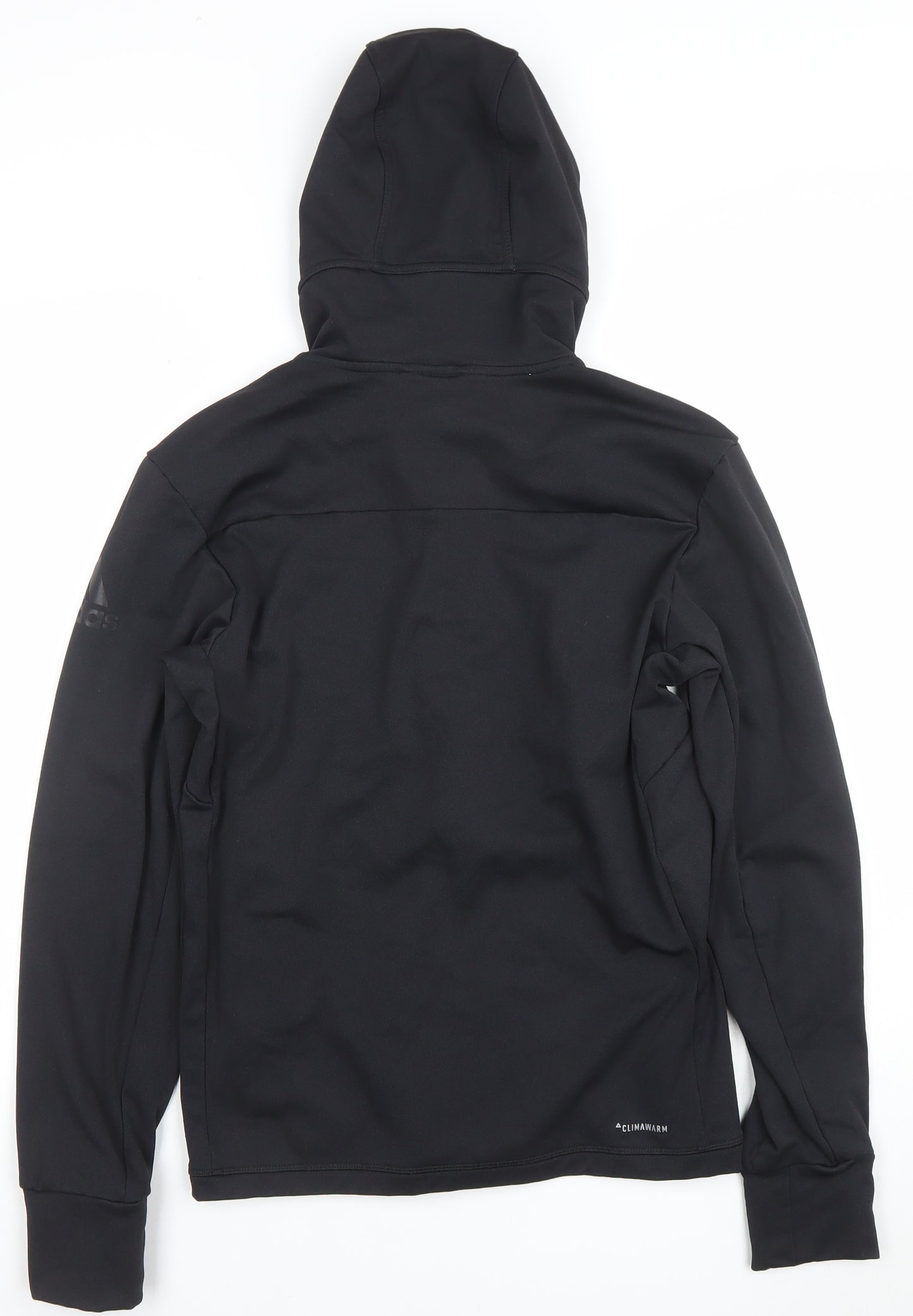 Adidas Men's Black XS Full Zip ClimaWarm Hoodie