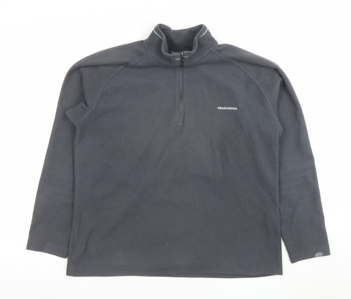 Craghoppers Women's Black Fleece Pullover Sweatshirt Size 14 UK