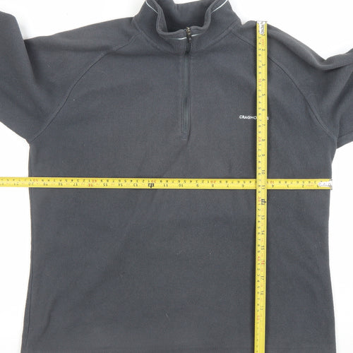 Craghoppers Women's Black Fleece Pullover Sweatshirt Size 14 UK