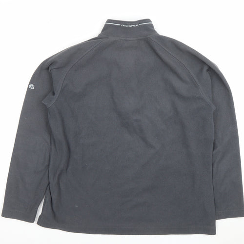 Craghoppers Women's Black Fleece Pullover Sweatshirt Size 14 UK