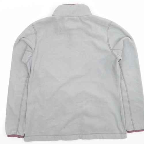 Peter Storm Womens Grey Full Zip Fleece Jacket Size 12