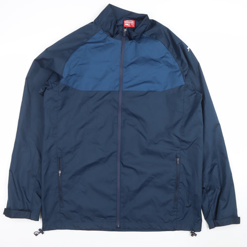 Slazenger Men's Blue Lightweight Windbreaker Jacket L