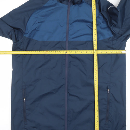 Slazenger Men's Blue Lightweight Windbreaker Jacket L
