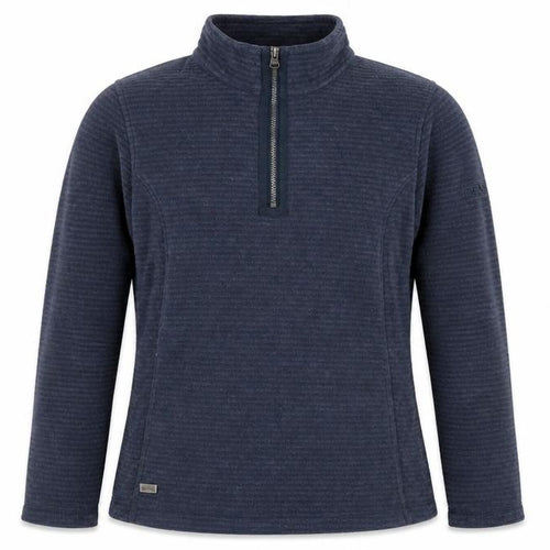 Regatta Women Navy 1/2 Zip Fleece Pullover Size 14 Outdoor Sweatshirt