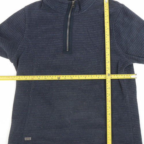 Regatta Women Navy 1/2 Zip Fleece Pullover Size 14 Outdoor Sweatshirt
