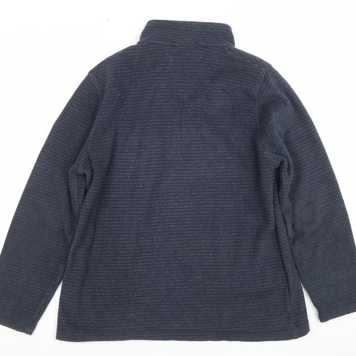 Regatta Women Navy 1/2 Zip Fleece Pullover Size 14 Outdoor Sweatshirt