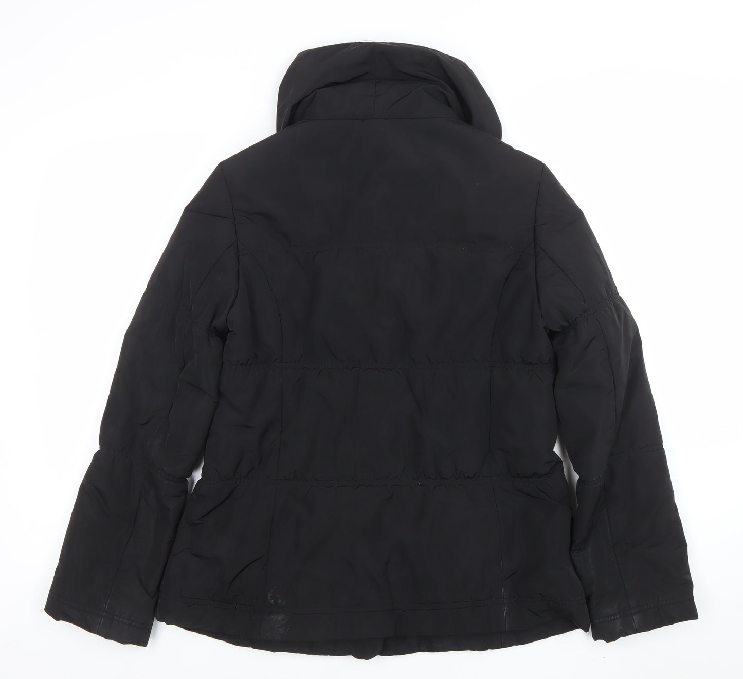 Alexon Women's Black Size 10 Mid-Length Puffer Coat with Toggle Fastening