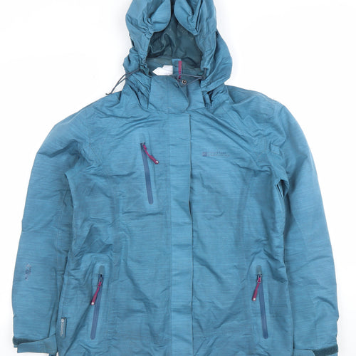 Mountain Warehouse Womens Blue 3-in-1 Waterproof Jacket Size 10