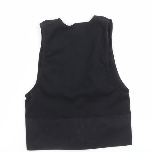 Urban Outfitters Women Black M Sports Bra Seamless Nylon Elastane