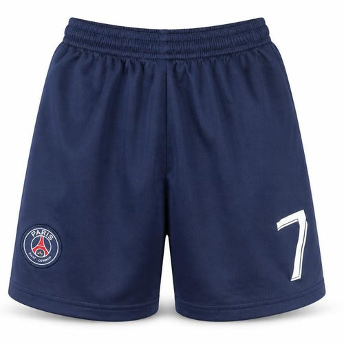 Paris Saint-Germain Boys Blue Athletic Football Shorts Size 22 in