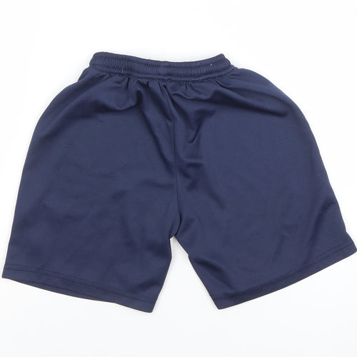 Paris Saint-Germain Boys Blue Athletic Football Shorts Size 22 in