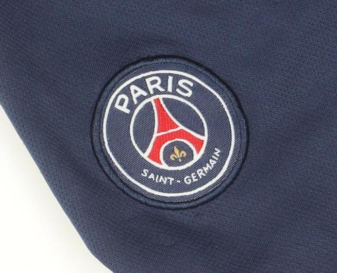 Paris Saint-Germain Boys Blue Athletic Football Shorts Size 22 in