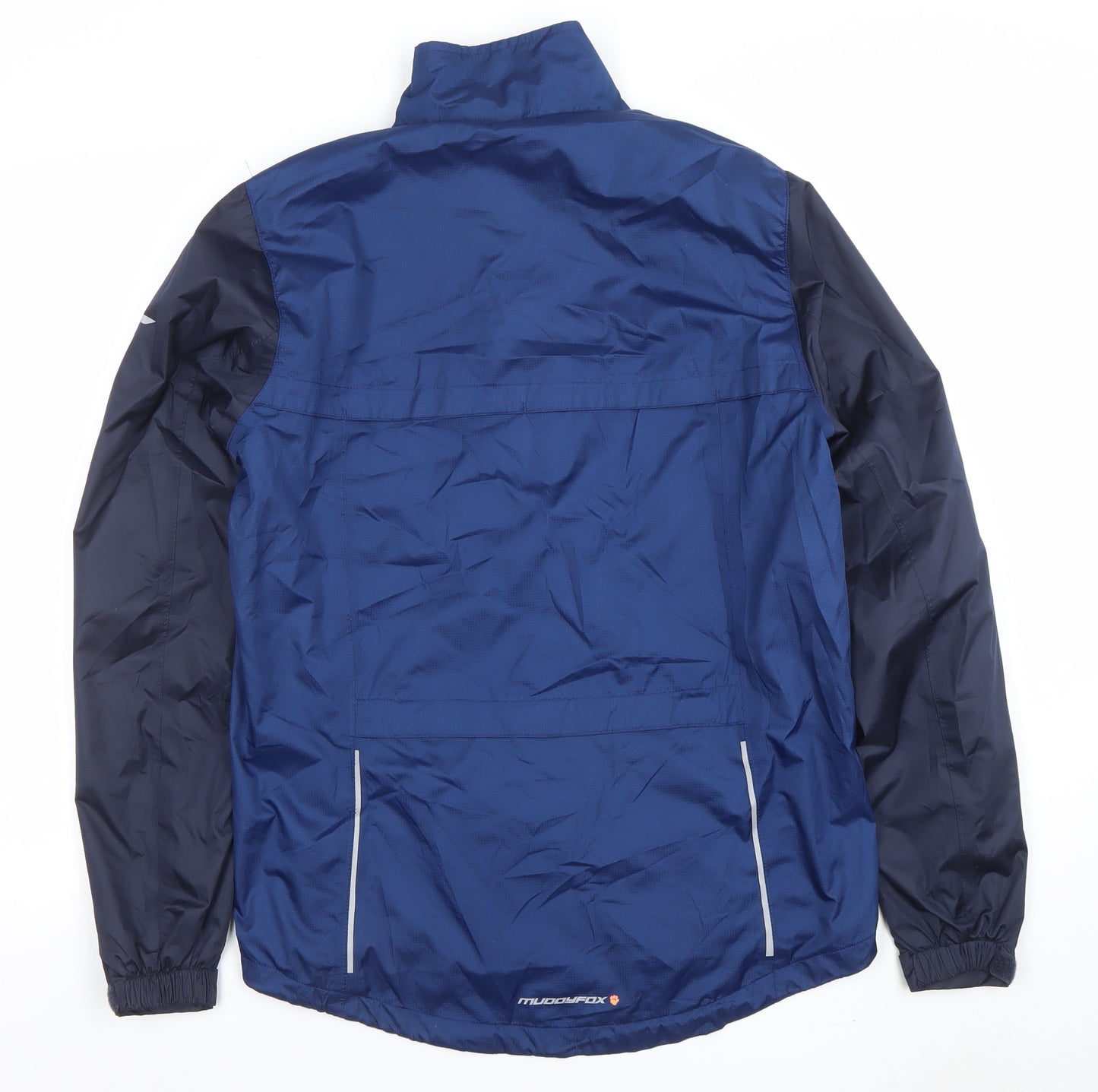 Muddyfox Men's Blue Windbreaker Cycling Jacket Size S Lightweight Waterproof