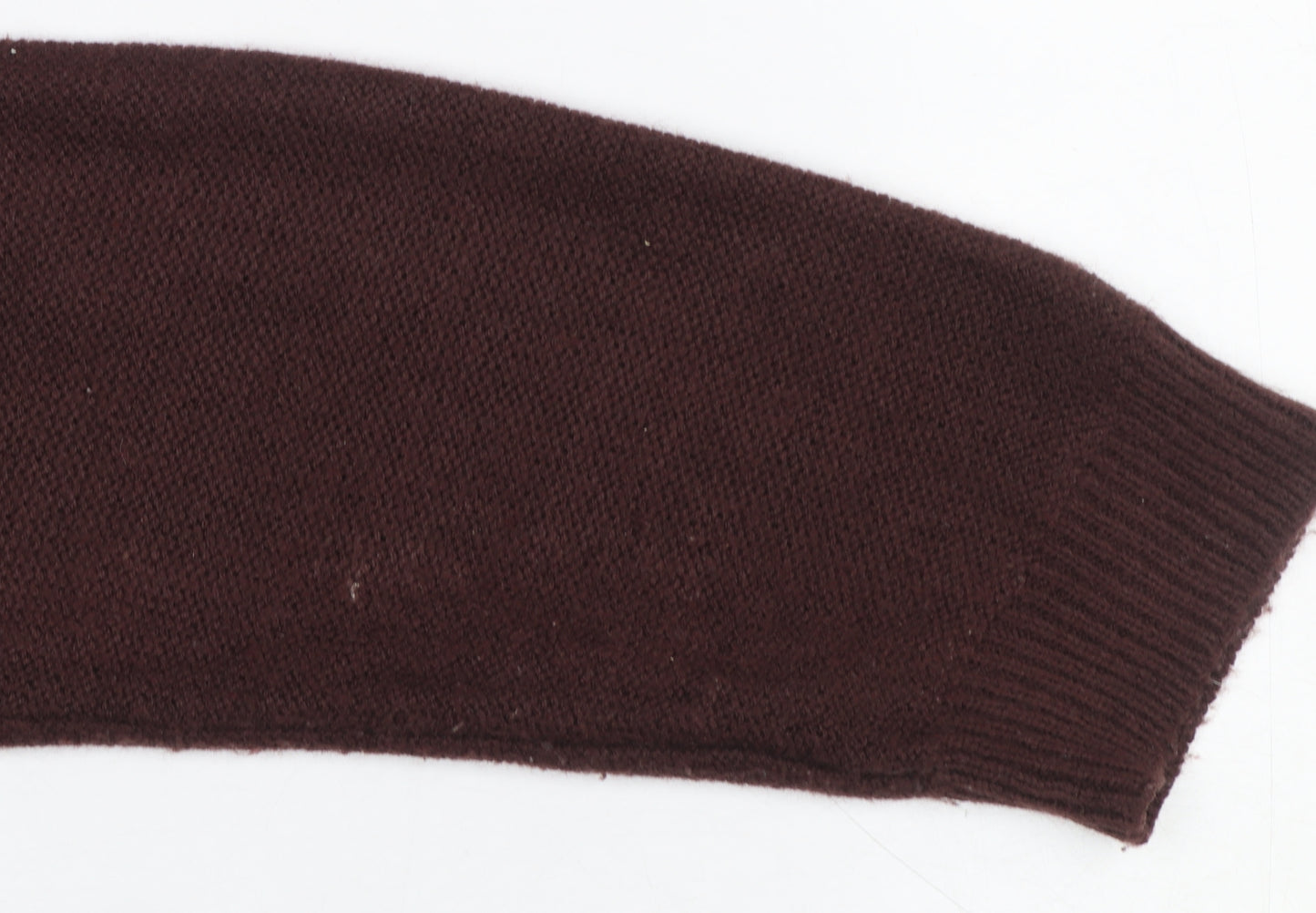 Brave Soul Women Brown Crew Neck Knit Jumper Size M
