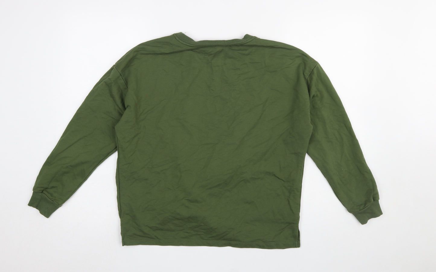 Very Women’s Green Twist Front Pullover Sweatshirt Size 12