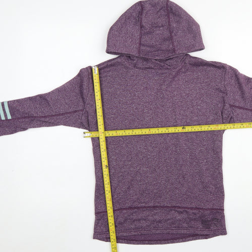 Adidas Womens Purple XS Climalite Energy Running Hoodie