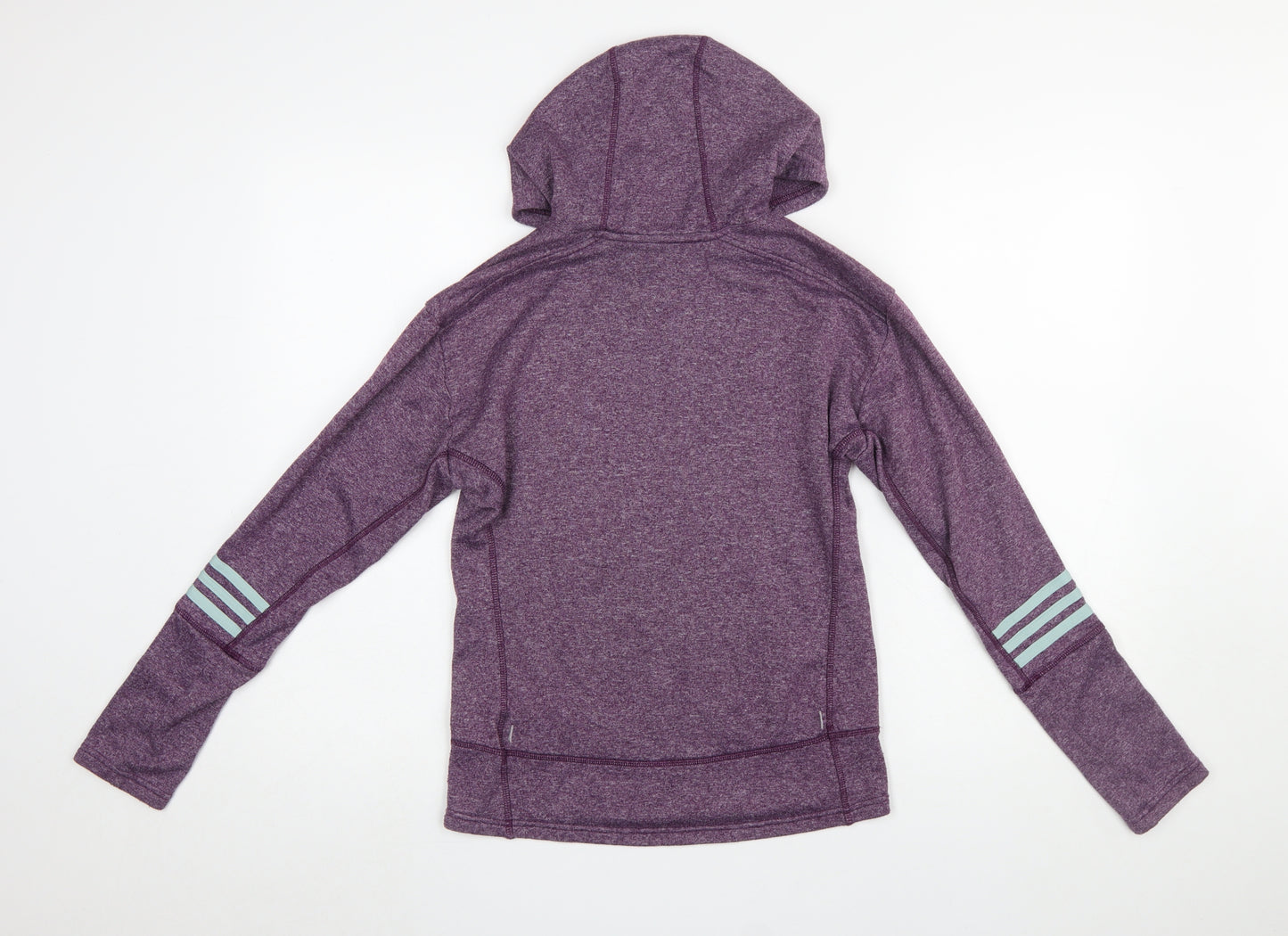 Adidas Womens Purple XS Climalite Energy Running Hoodie