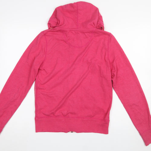 American Eagle Outfitters Womens Pink Full Zip Hoodie Size M