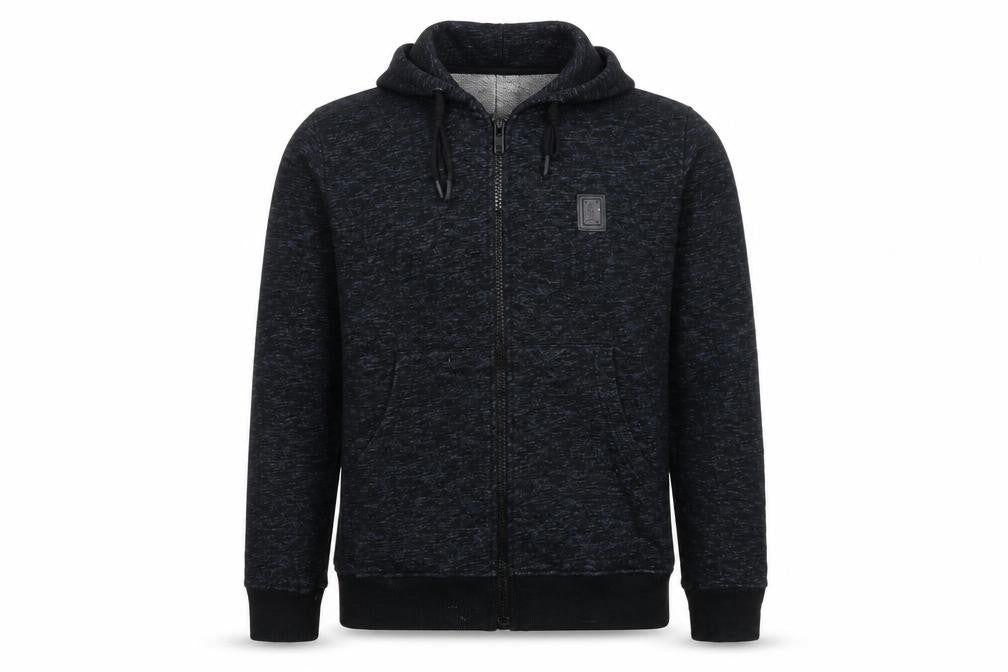 Religion Men's Black Full Zip Hoodie Size M Cotton Blend