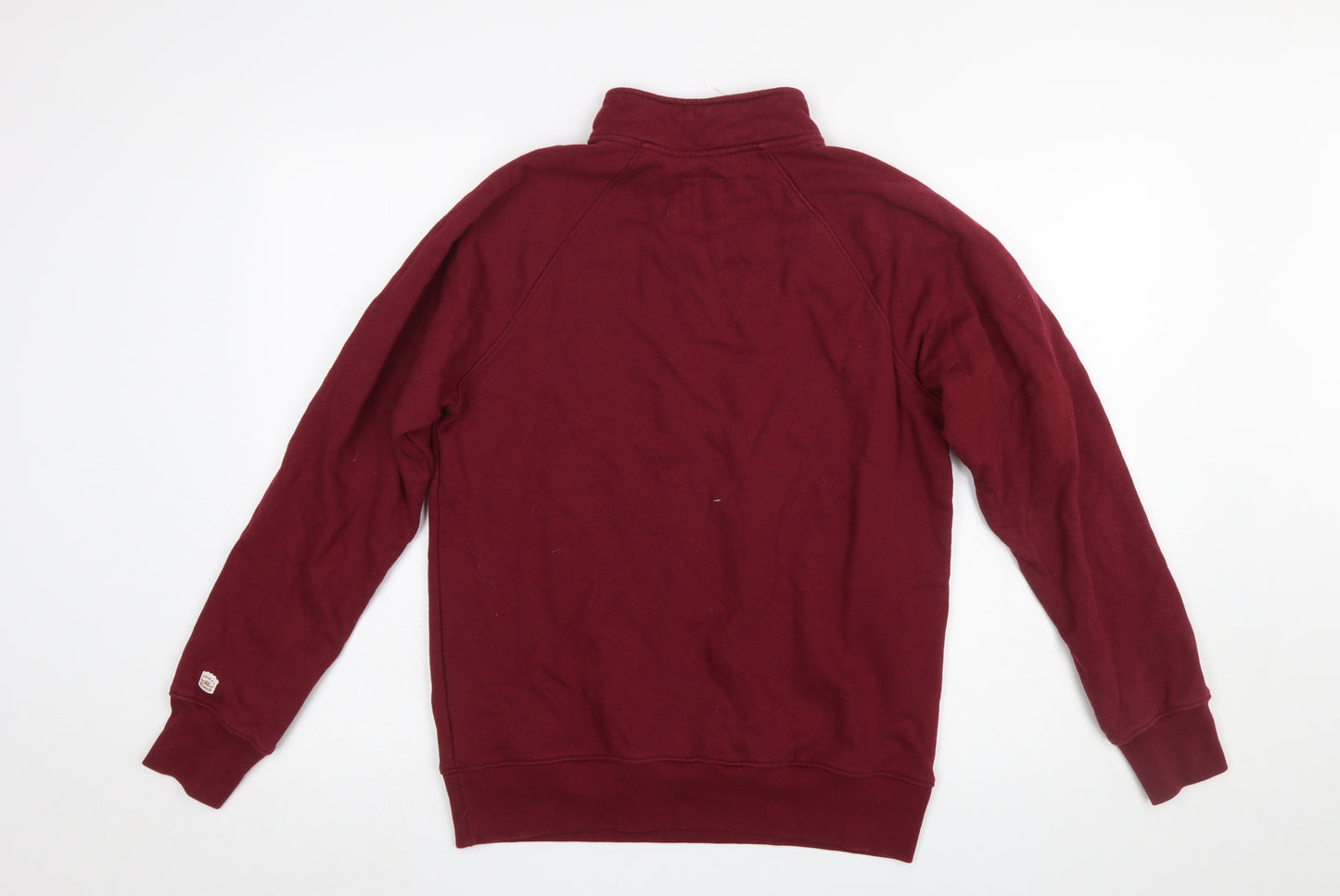 Homefield Men's Red 1/4 Zip Pullover Sweatshirt M
