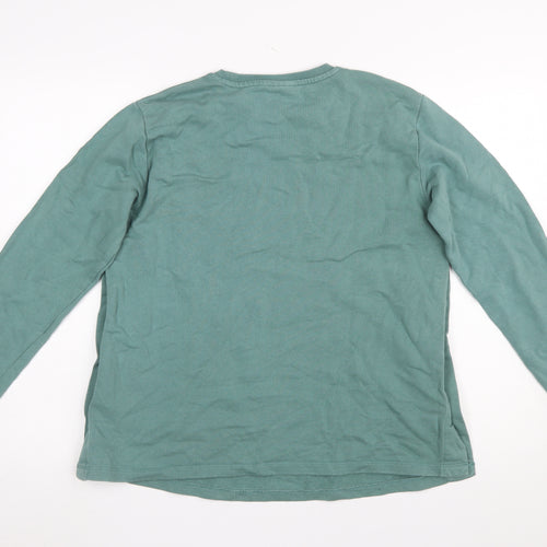 ASOS Design Women’s Green UK 10 Maternity Sweatshirt with Side Snap Detail