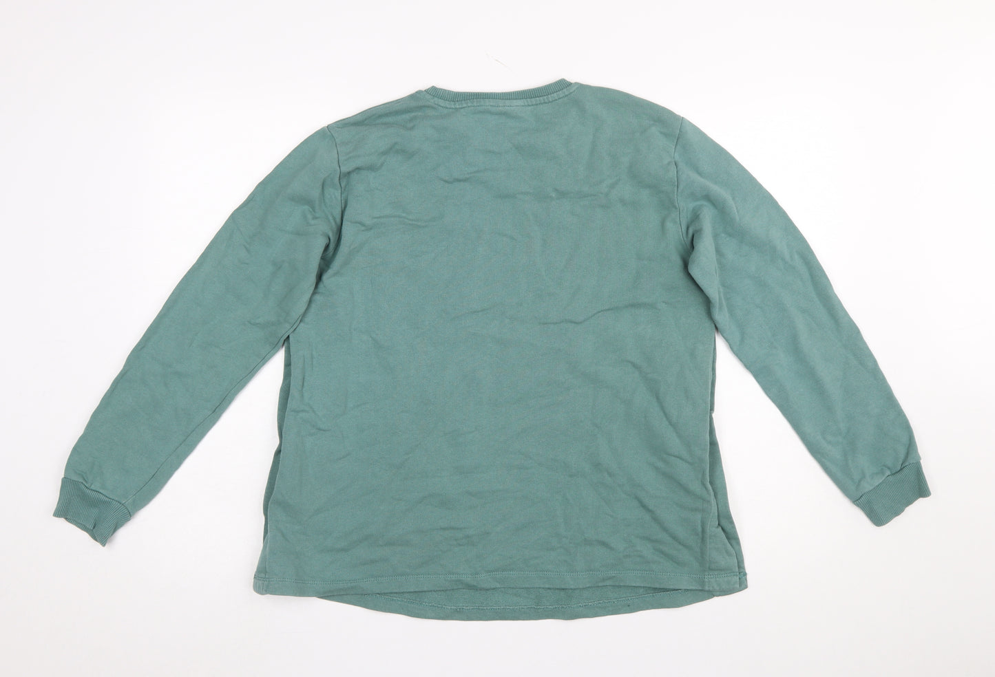 ASOS Design Women’s Green UK 10 Maternity Sweatshirt with Side Snap Detail