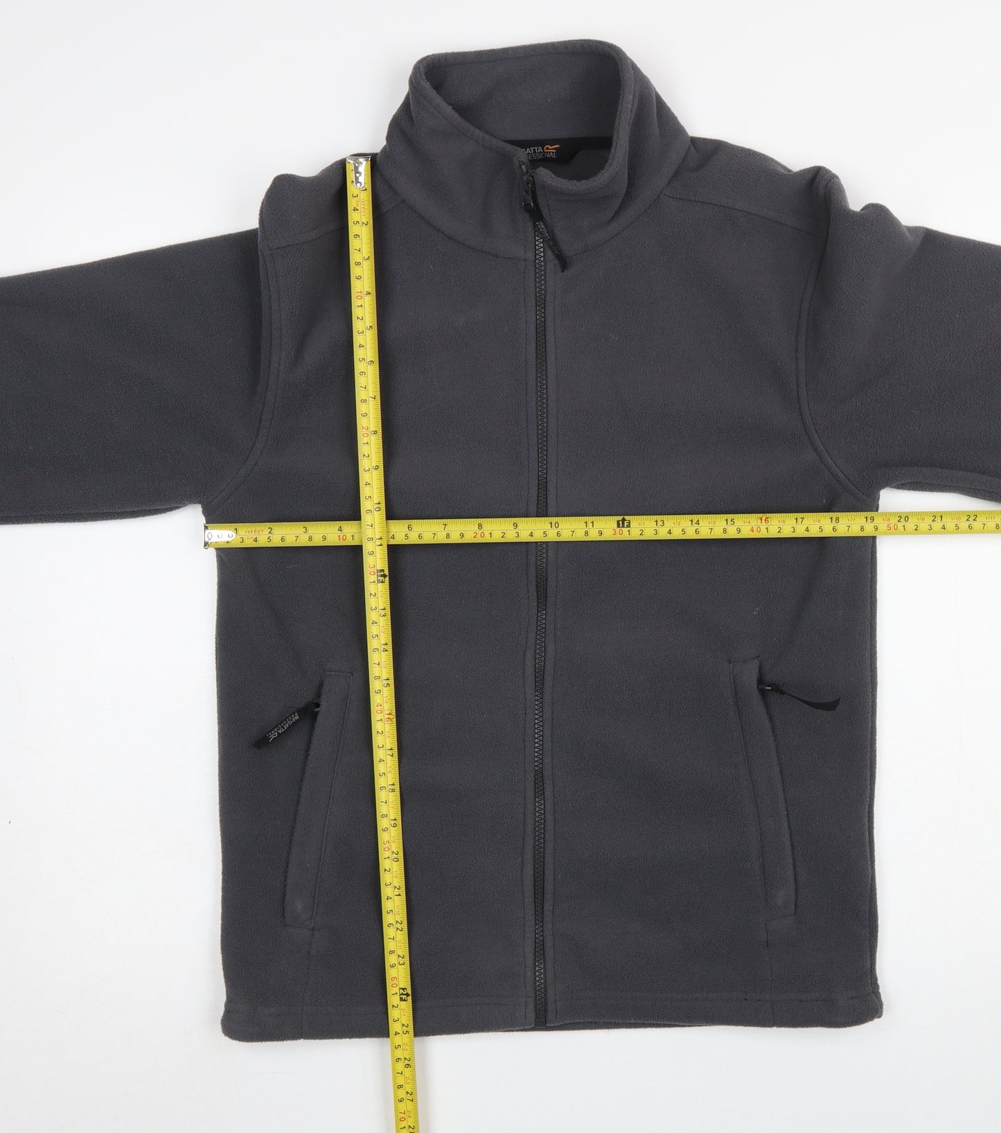 Regatta Professional Men's Grey Fleece Full Zip Jacket Size S