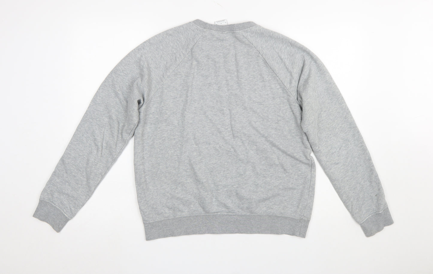 Nike Men's Grey Logo Crew Neck Pullover Sweatshirt Size M