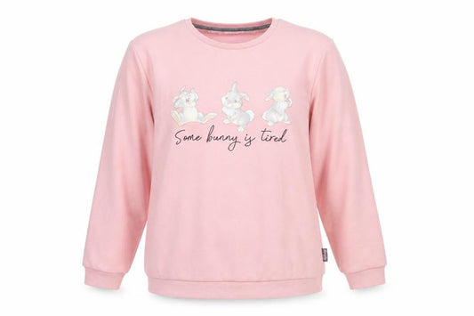 Disney Women Pink Thumper Bunny Long Sleeve Pyjama Top Size 12-14