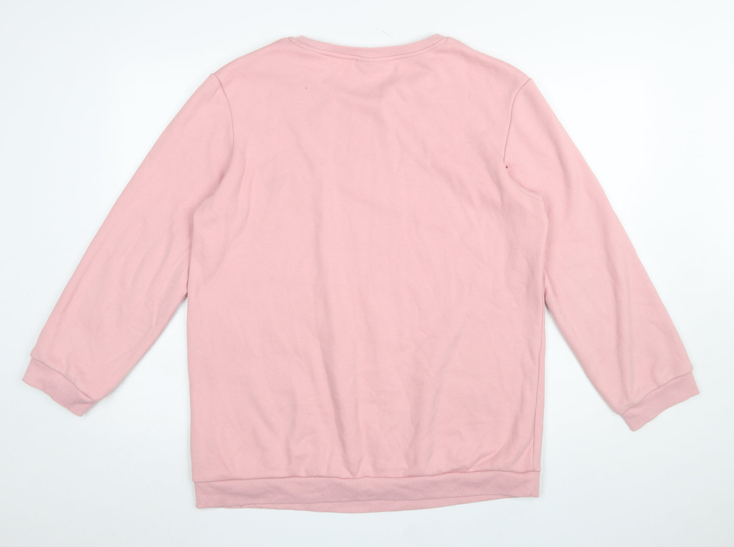 Disney Women Pink Thumper Bunny Long Sleeve Pyjama Top Size 12-14