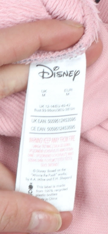 Disney Women Pink Thumper Bunny Long Sleeve Pyjama Top Size 12-14
