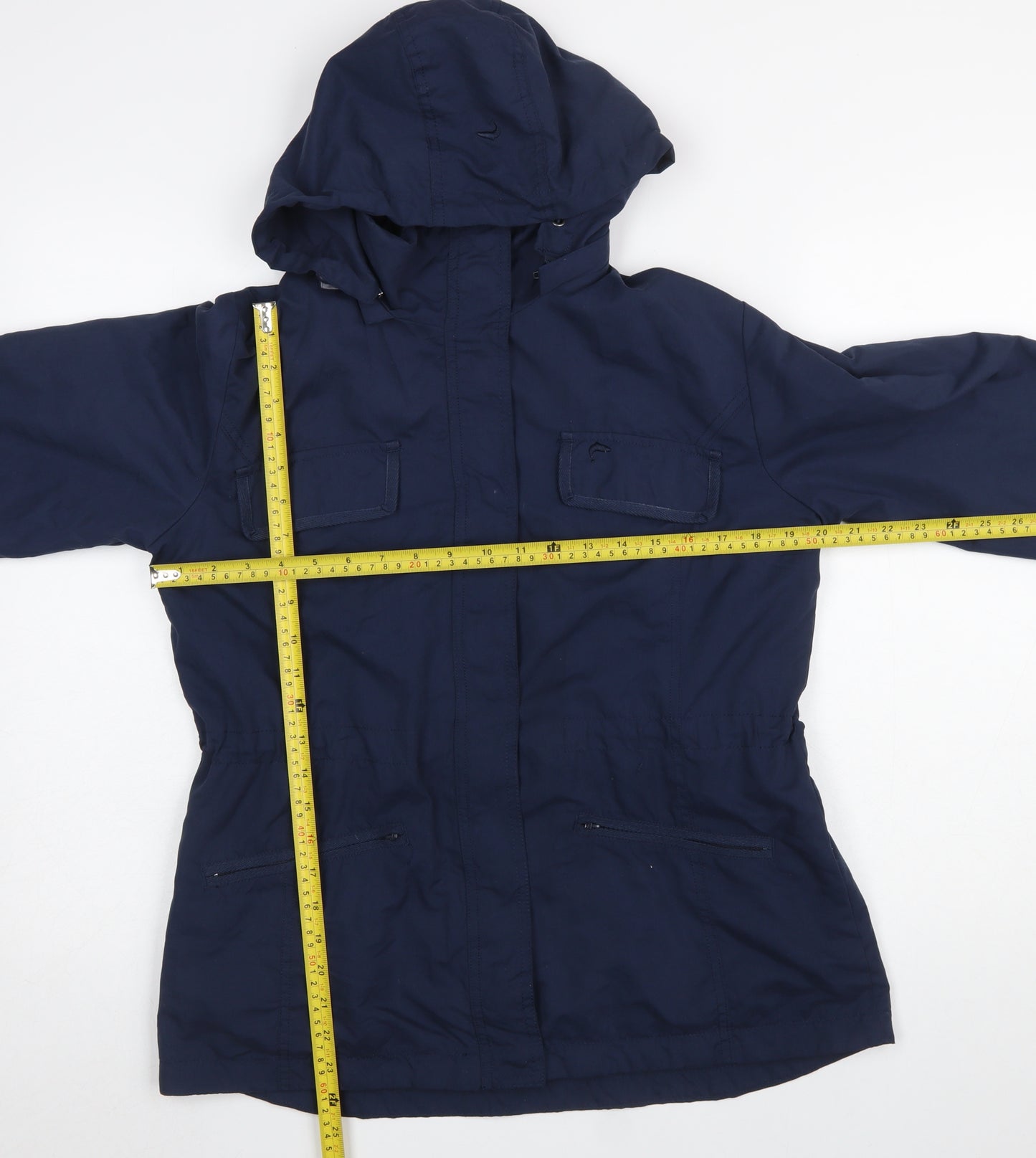 Lee Valley Women's Blue Hooded Anorak Jacket L Regular Fit