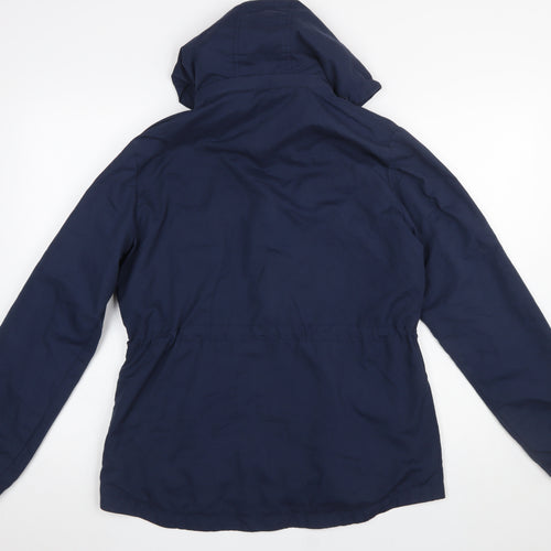 Lee Valley Women's Blue Hooded Anorak Jacket L Regular Fit
