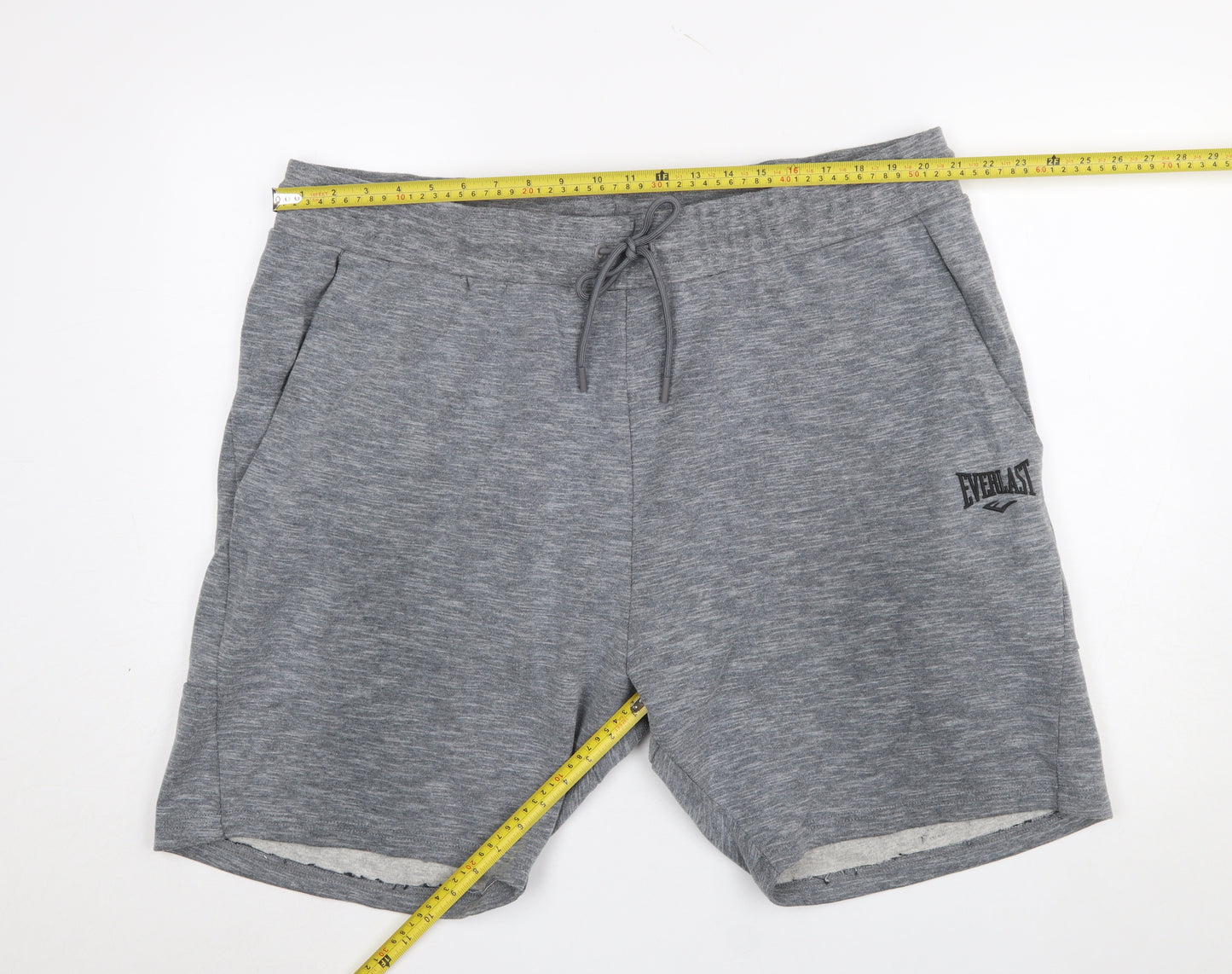 Everlast Men's Grey 4XL Sweat Shorts with Drawstring Waist