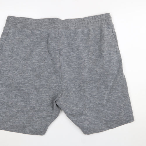 Everlast Men's Grey 4XL Sweat Shorts with Drawstring Waist