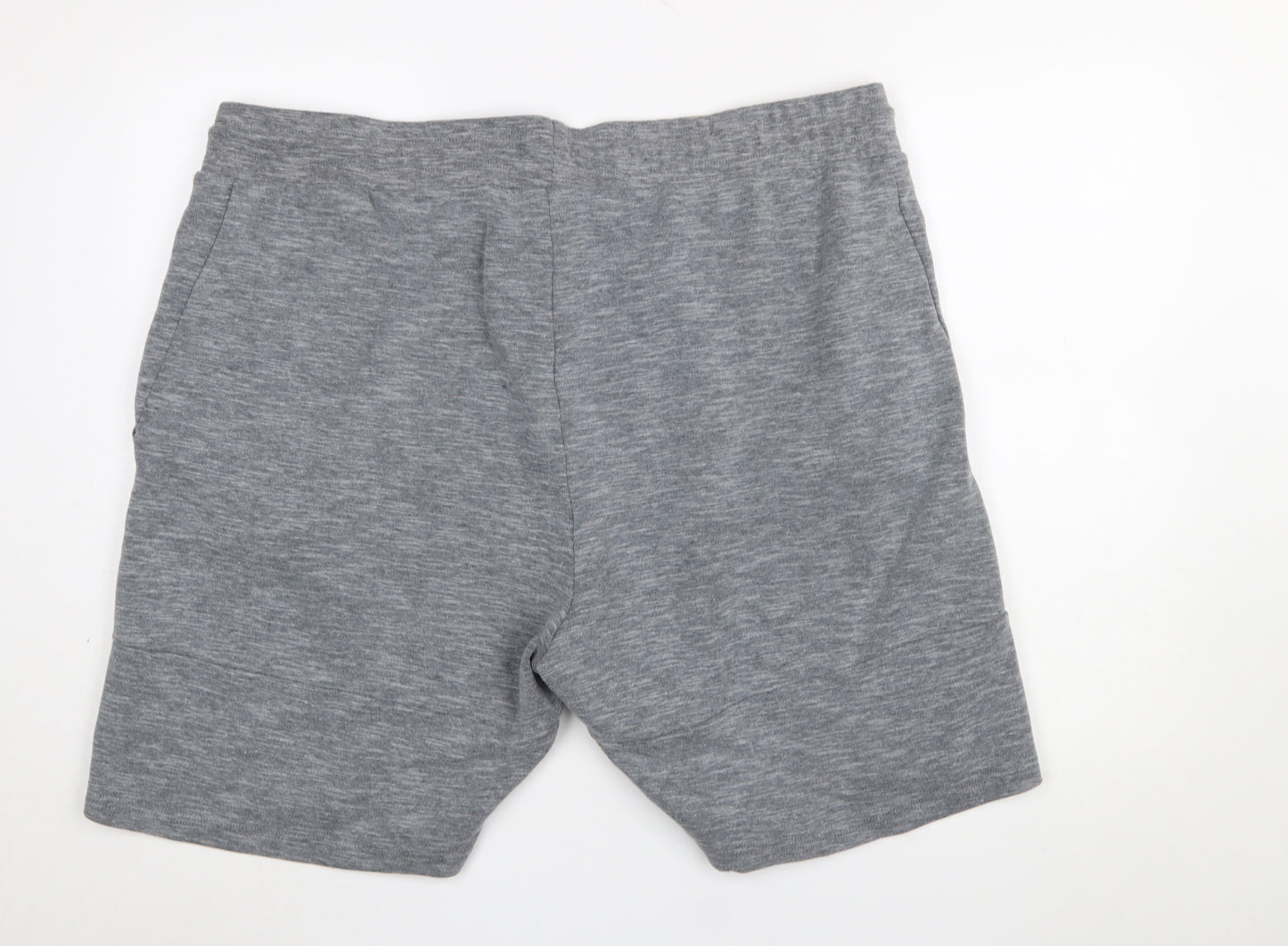 Everlast Men's Grey 4XL Sweat Shorts with Drawstring Waist