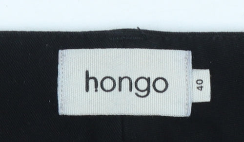 Hongo Women's Black Size 12 Dress Pants with Pockets