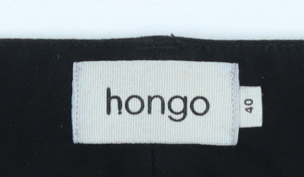 Hongo Women's Black Size 12 Dress Pants with Pockets