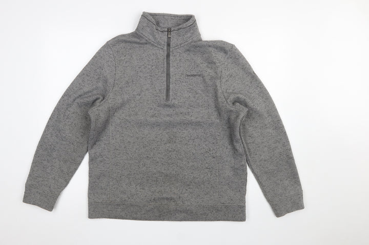Craghoppers Men's Grey Half Zip Fleece Pullover Sweatshirt M Regular