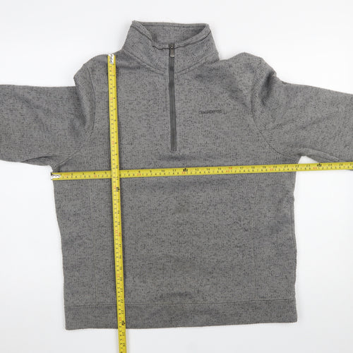 Craghoppers Men's Grey Half Zip Fleece Pullover Sweatshirt M Regular