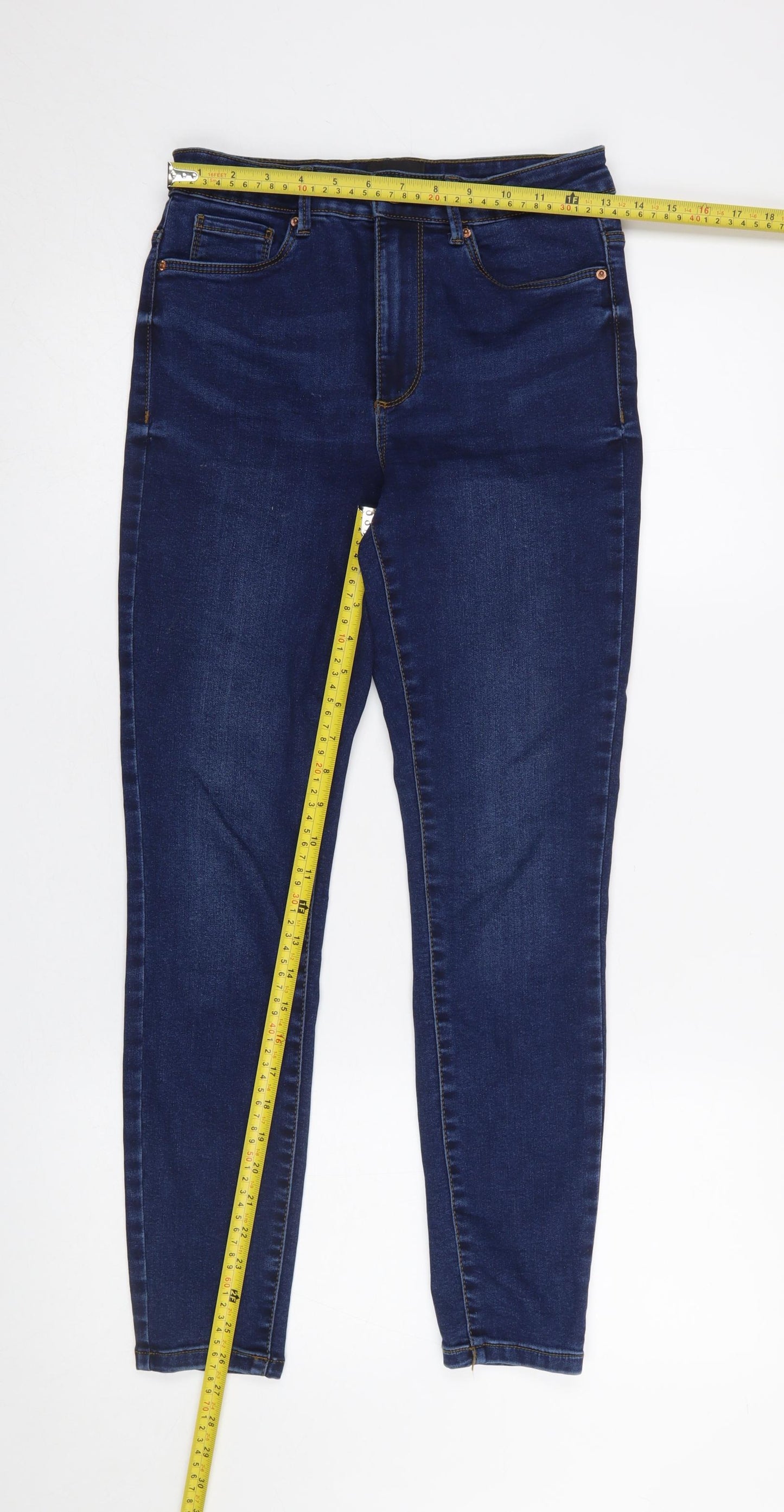 Vero Moda Women Blue Skinny Stretch Jeans Size S