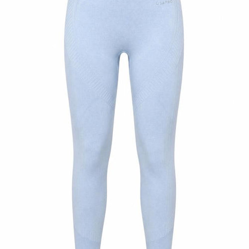 USA Pro Women Blue Seamless Gym Yoga Leggings UK 6 XS