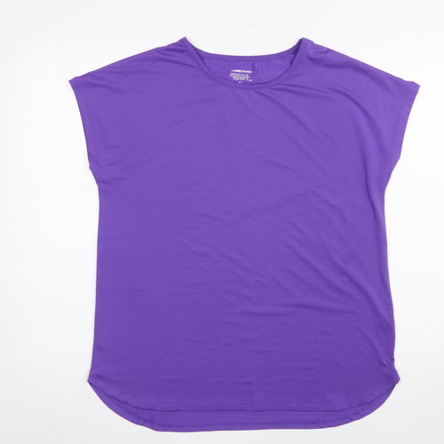 Dunnes Stores Womens Purple Performance Sport T-Shirt Size S
