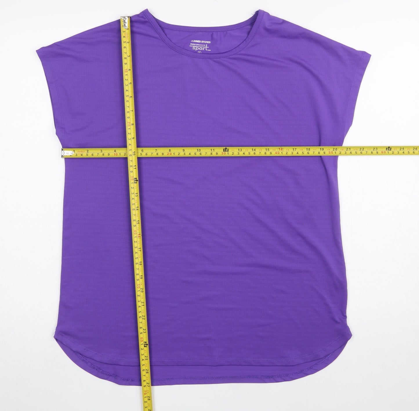 Dunnes Stores Womens Purple Performance Sport T-Shirt Size S